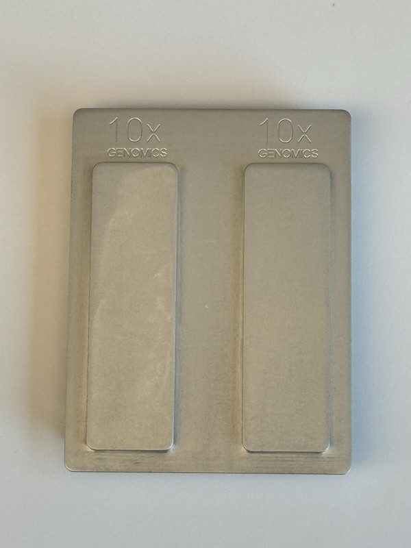 10X Genomics Visium Thermocycler adaptor for two slide cassettes
