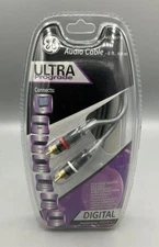 GE Ultra Prograde Gold Plated Connector Audio Cable 6ft NOS Digital HDTV AV22667