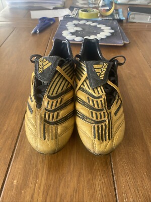 Adidas Predator Absolute UK 6 FG Originals RARE Gold & Black | eBay UK