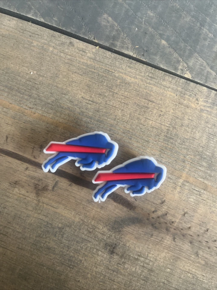 Zapato del equipo de fútbol americano Buffalo Bills NFL para cocodrilos/zueco encanto deportes Jibbitz Foto 2 de 2