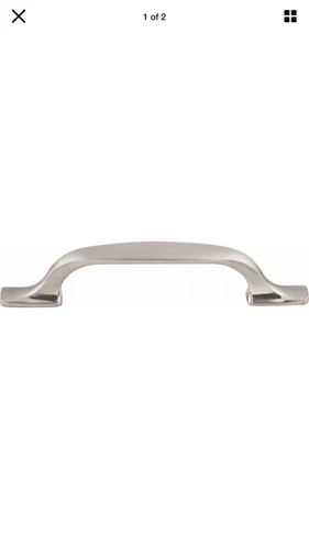 Top Knobs TK863BSN Torbay Pull 3 3/4 Inch (c-c) Brushed Satin Nickel - Picture 3 of 3