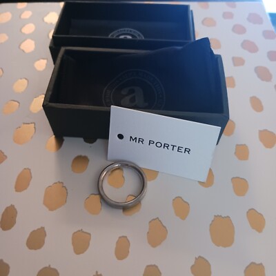 Alice Made This Men's Sterling Silver Band Ring NIB Sz 11