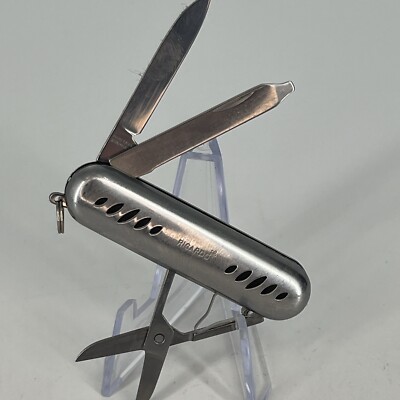 Richartz RICARDO Solingen Germany Knife Folding Pocket ROSTFREI - SILVER TONE