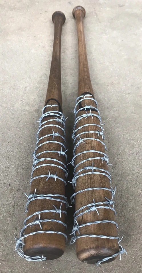 ¡PACK DE 4! ¡Réplica de murciélagos de Negan "LUCILLE"! The Walking Dead (¡ENVÍO GRATUITO!) Foto 3 de 4