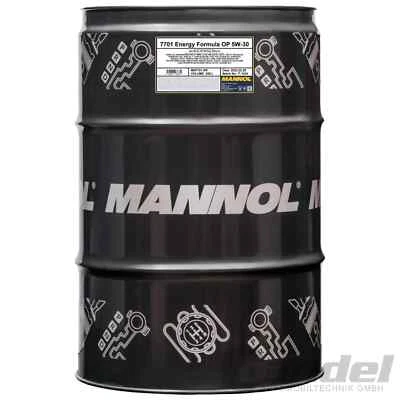 208 LITER FASS MANNOL MOTORÖL 5W30 ENERGY FORMULA OP 7701 API SN/SM/CF GM18687