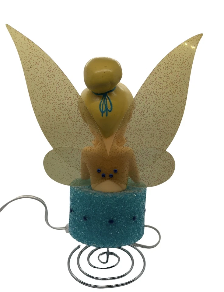 Lámpara de mesa de escritorio Disney Tinker Bell luz nocturna princesa hada niños Foto 3 de 3