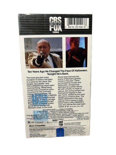 HALLOWEEN 4 The Return Of Michael Myers In Protective Case WATERMARK NEW SEALED - Picture 3 of 6
