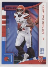 2018 Panini Rookies & Stars Rookies True Blue 1/49 Antonio Callaway #180 pm6