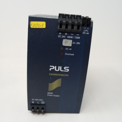 PULS Dimension QS20.244 Rail Mount Power Supply USED