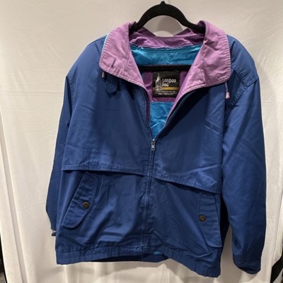London Fog Men's Blue Purple Thinsulate Insulated Vintage Jacket XL Regular