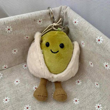 Jellycat Amuseables Horatio Pistachio Green Plush Bag Charm Keychain NWT 2025