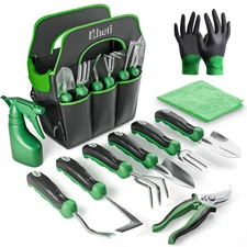 𝗡𝗲𝘄𝗲𝘀𝘁 11-Piece Heavy Duty Stainless Steel Garden Tool Set – Includes S...
