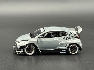 Pop Race Pandem GR Yaris Raw Metal HK ToyCar Salon 640329 1/64 | eBay