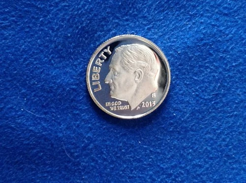 2013 S Roosevelt Dime Gem DCam Proof 90% Silver