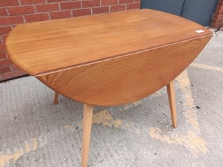 Blue Label Blonde Ercol Windsor Drop Leaf Dining Table Model 384 CS I12