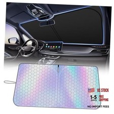 2026 Upgraded Car Windshield Sun Reflective Honeycomb: 57.48" x 32.68"
