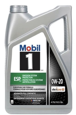 Mobil 1 ESP X2 0W-20 Full Synthetic Motor Oil 5 Qt European Formula