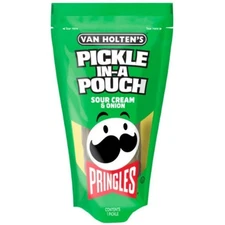 VAN HOLTENS PICKLE IN A POUCH PRINGLES SOUR CREAM ONION FLAVOR CHRISTMAS GIFT