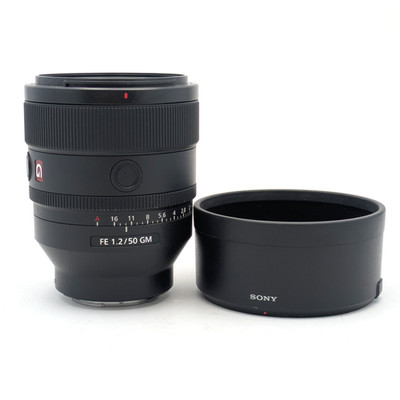 Sony FE 50mm f/1.2 GM Standard Lens w/ ALC-SH163 Hood | E-Mount | SEL50F12GM