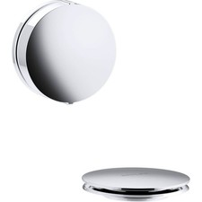 KOHLER PUREFLO BATH DRAIN TRIM - CONTEMP ROT Polished Chrome