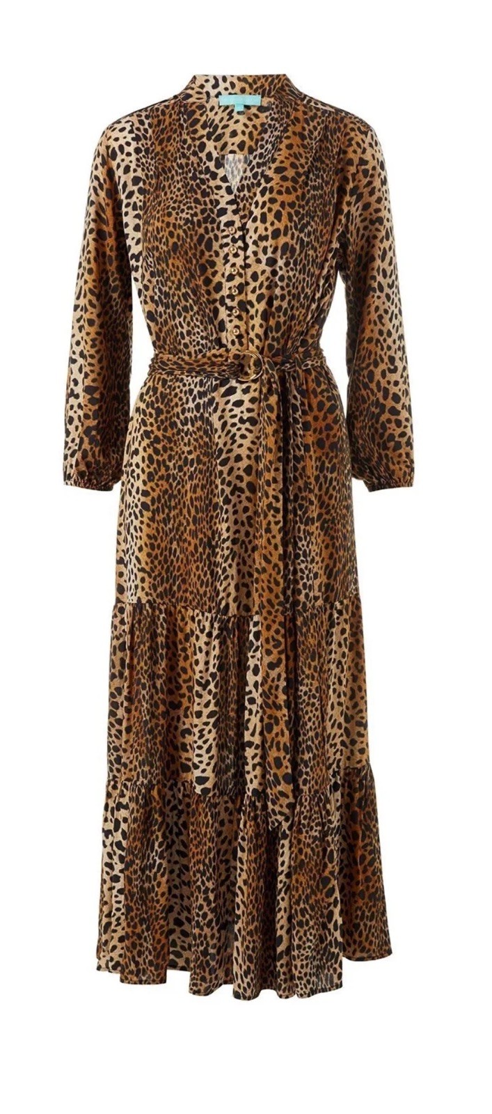 Melissa Odabash Brown Sonja Dress Women’s Cheetha Print Size M New RRP. £427 image 10