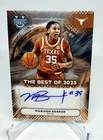 2025 Bowman Best Madison Booker #BA-MB Auto On Card Best Of 2025