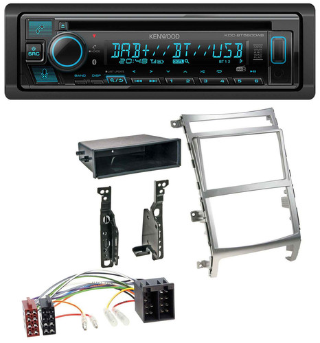 Kenwood Bluetooth DAB CD MP3 USB Autoradio für Hyundai ix55 (2009-2012) silber - Bild 1 von 7