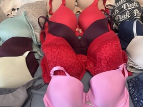 Victoria's Secret 36D Bra Lot Pink, Multiple Colors, Sizes, 40 Bras