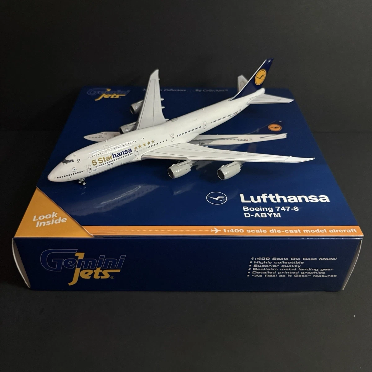 GeminiJets Boeing 747 1:400 Diecast Aircraft & Spacecraft for sale