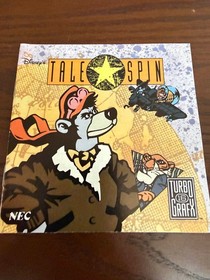 Disney's TaleSpin (TurboGrafx-16, 1991) - AUTHENTIC, TESTED, HUCARD and MANUAL