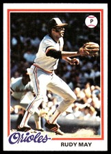 Rudy May 1978 Topps #262 Baltimore Orioles MLB READ FREE SHIPPING AutographDen