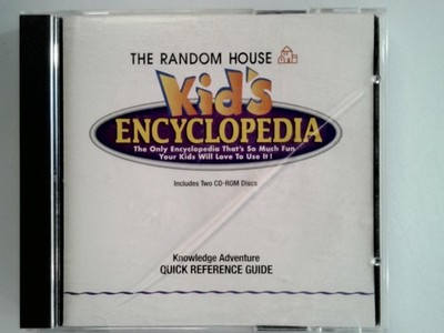 The Random House Kid's Encyclopedia CD-ROM 1994 PC Vintage