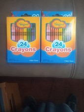 6 Boxes iMagine Non-Toxic Crayons, 24 Counts Assorted Colors