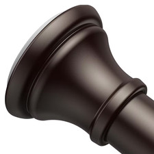72 In. Bronze Rust-Resistant Adjustable Tension Shower Curtain Rod W/Durable Spr
