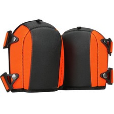 Professional Knee Pads with Adjustable Straps, Heavy Duty Foam Padding, Black...