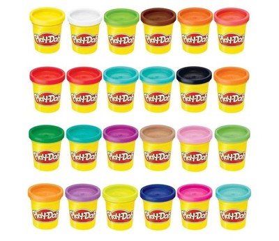 Play-Doh 24 Pack Multicolor Children Molding Dough