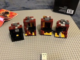 Lego Minecraft Micro World 21106 The Nether Ghast & Zombie Pigman Micromobs