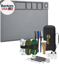 Gun Cleaning Kit for 9Mm .223/5.56Mm .38 .357 12GA, Gun Cleaning Mat with Brushe
