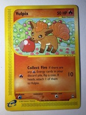 Pokemon TCG Vulpix 116/147 Aquapolis Regular Common 50 HP 2002 Basic ENG