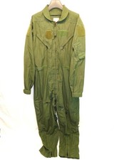 USAF 46 R Green Flyers Coveralls CWU 27/P FR Aramid Air Force Type 1 Class 1