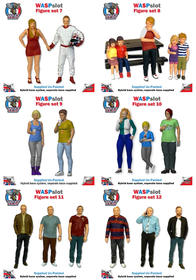 Figure Sets 1 to 60 - 1/32 scale, WASPslot, groups, spectators, people - image 3 of 4