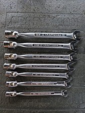 Craftsman -vv- Usa 7pc Sae Flex Socket Saltus Wrench Set Craftsman -vv- Usa 7pc Sae Flex Socket Saltus Wrench Set