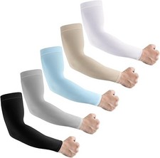 5 Pares De Mangas De Brazo Para Cubrir Tatuajes, Mangas De Enfriamiento Solar