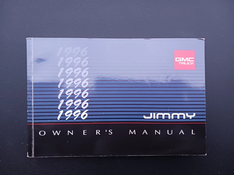 GMC Jimmy 1996 juego de guía manual del propietario con estuche OEM Foto 2 de 2