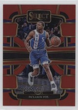2023-24 Panini Select Concourse Red Prizm /199 De'Aaron Fox #49 7y2