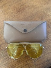 Vintage Gold AO American Optical Aviator Hunt...