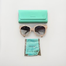 CELINE CL4002UN Sunglasses 54-22 Milky Pink Silver Glitter Brown Gradient