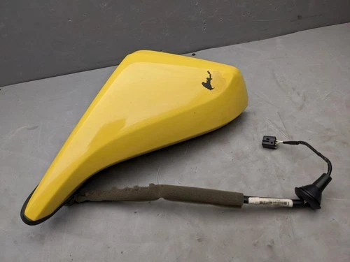FLAWED 2010-2015 Chevrolet Camaro LH Driver View Mirror Rally Yellow 92235776