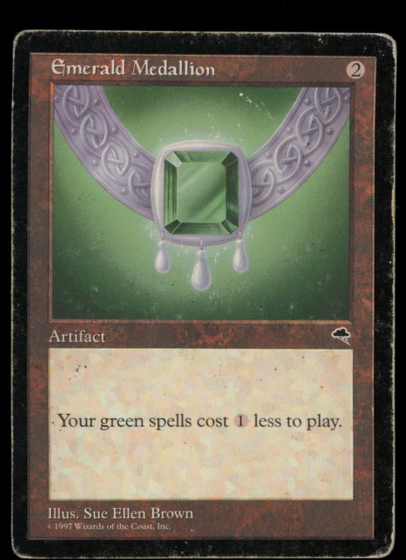 Emerald Medallion 283 Tempest Magic: The Gathering