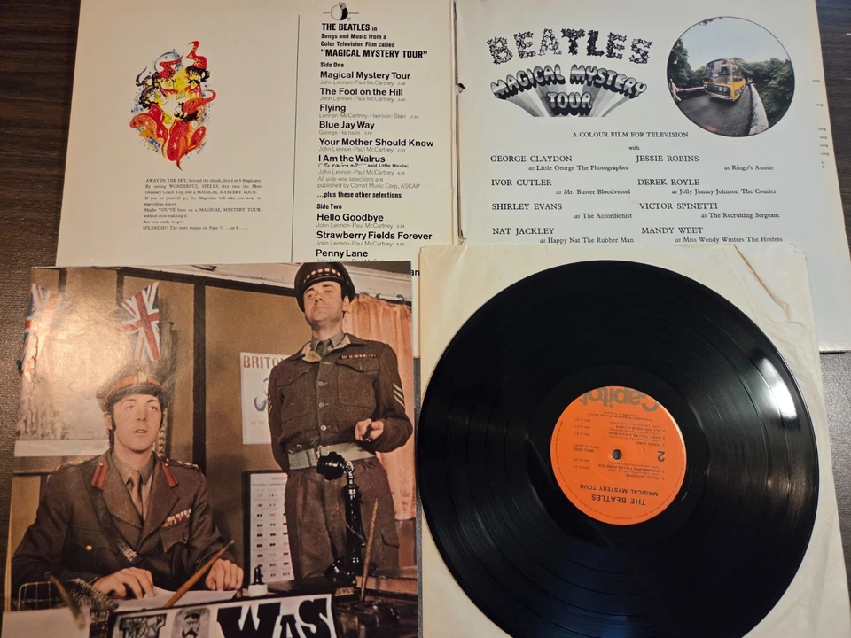 The Beatles Magical Mystery Tour LP Vinyl SMAL-2835 Capitol 1967 og booklet VG+ - Image 2 of 4